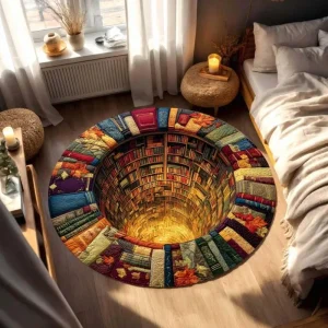 3D Round Decorative Rug