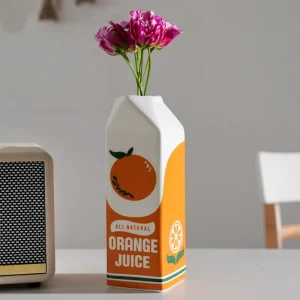 Ceramic Orange Juice Vase