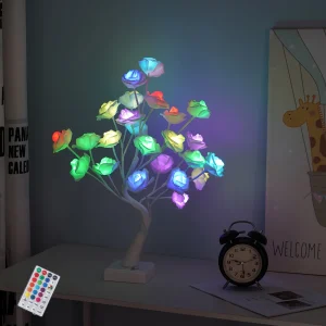 18-Color Rose Tree Lamp