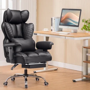 Ergonomic Leather Office Chair