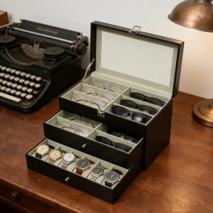 Three-Tier Glasses Storage Organizer